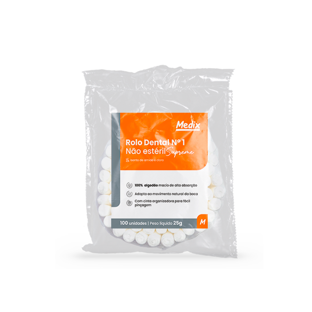 Rolo Dental nº 1 Não Estéril Supreme